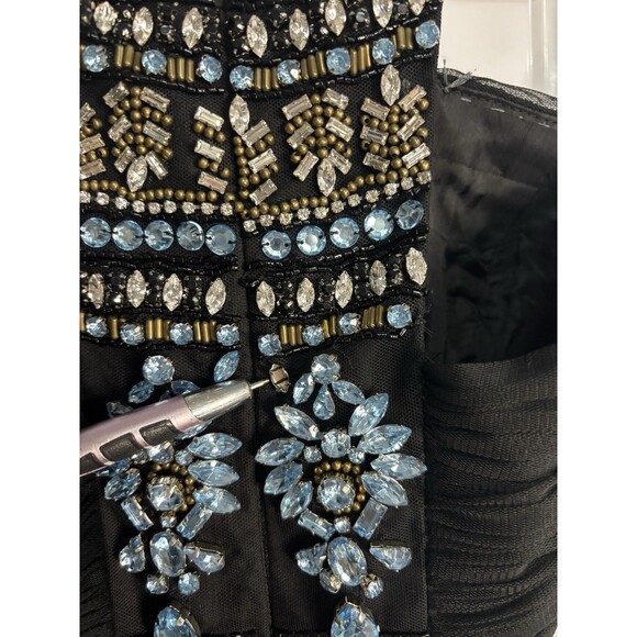 Sherri Hill Formal Beaded Dress Size 8 - Picture 13 of 13